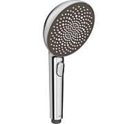 Hansa Armaturen – Pommeau de douche Aurelia 47330100, 3 jets Ø110 mm, chrome, bouton poussoir