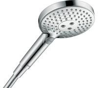 Douchette à main hansgrohe Raindance Select S 120 avec bouton Select, 3 types de jet, chrome, 1 pièce.