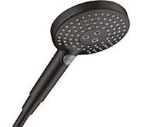 Hansgrohe Douchette à main Raindance Select S 120 EcoSmart Ø 125 mm, 3 jets, 8,3 l/min noir mat
