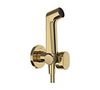 Douchette bidet Hansgrohe EcoSmart 1 jet 29232990, avec support de douchette et flexible de douche de 125 cm, finition or poli.