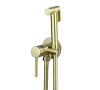 Douchette de bidet de qualité supérieure - Adjuble eau chaude et froide, tuyau flexible, cuivre H - Mise à niveau idéale de la salle de bain pour une meilleure hygiène et installation facile