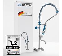Douchette de cuisine en acier inoxydable, raccordement 1/2 pouce, fixation murale
