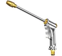 Douchette de jardin en métal haute pression pour tuyau d'arrosage avec 4 modes de pulvérisation, douchette à main, buse pour arrosage du jardin, nettoyage du jardin, de la voiture, des animaux