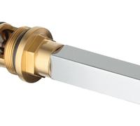 Douchette de remplacement, chromée, en métal, avec 2 raccords, 1 pièce