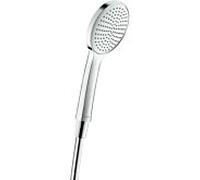 Douchette Duravit UV0650014010 245mm, filetage de raccordement G 1/2, chromé / chromé