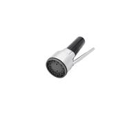 Douchette Évier à Gâchette Chef Noir & Chromé M15x21 (1/2") - Douchette de Remplacement pour Robinet de Cuisine - Jet Orientable