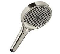 Douchette Hansgrohe AXOR ShowerSolutions 39773800 130 mm, 3 jets, EcoSmart, 8 l/min, finition inox