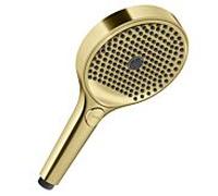 Douchette Hansgrohe AXOR ShowerSolutions 39773950 130 mm, 3 jets, EcoSmart, 8 l/min, laiton brossé