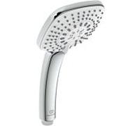 Douchette Ideal Standard Idealrain Cube B0003AA, économique en eau, 3 fonctions, 24,5 x 10 cm, chromée