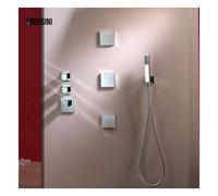Douchette laiton jet de pluie CUBE chromé - Bossini B00255030
