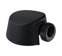 Douchette Murale Raccord Coude 1/2" IPS Noir Fonte Fonte Support de Pommeau de Douche 1/2" IPS Montage Fixé Adaptateur de Douchette à Main Noir 1/2" Mat Support Mural pour Douchette à Main (Noir)