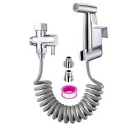Douchette Toilette - Douchette WC Kit Complet,Kit Douchette WC, Pulvérisateur Pour l'hygiène Personnelle Quotidienne, Pomme de Douche Toilette avec Tuyau, avec Adaptateurs G1/2" et G3/8"