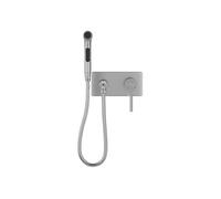 Jacob Delafon - Douchette Hygiénique Cuff pour WC - Avec mitigeur chaud/froid - Faible consommation 5L/min - Avec support mural et flexible 1,2m - 1 jet - Finition Chrome - E25838-CP