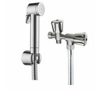 Douchette WC hygiénique RENOSTAR - Euroteam - bossini - Flexible 1,25m - Chromé