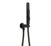 Douchette WC pour Toilette avec Jet Réglable, Bidet Hygiénique avec Jet à Deux Fonctions, Flexible Acier Inoxydable 1,2 m, Pistolet, Flexible et Support Inclus - Kit Hygiene Intime Complet, Noir