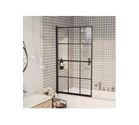 vidaXL Cabine de Douche Paroi de Baignoire Paroi de Douche Cabine de Baignoire Accessoire de Salle de Bain Maison Intérieur 150746
