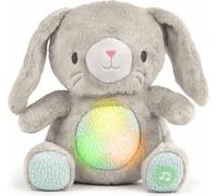 Doudou Bébé Lapin Ingenuity Sylvi, Peluche Apaisante, Mélodies Vibrations Lumineuses, Heart to Hugs, 23.11 cm x 24.13 cm x 10.41 cm