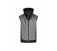 Doudoune sans manche - - Barres 1104 Gris Chiné T.S