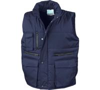 Doudounes Sans Manches Result Matelassé Ripstop Bleu 2XL