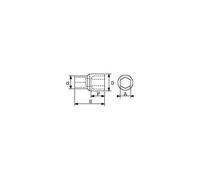 Douille 1/2'' pour TORX 12 SAM OUTILLAGE