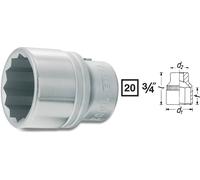 Douille 12 pans extérieurs 1 1/2\ Longueur: 65 mm Hazet 1000AZ-1.1/2 Propulseur: 3/4\ (20 mm) 1 pc(s)