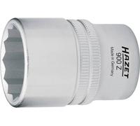 HAZET Douille 900Z-19 19 mm 12 pans 1/2 pouce (12,5 mm) Acier chrome-vanadium Longueur 38 mm 1 pièce