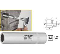 Douille 12 pans extérieurs 8 mm Longueur: 50 mm Hazet 850TZ-8 Entraînement: carré creux 1/4\ (6.3 mm) 1 pc(s)