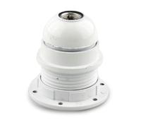 Douille 4A E-27 avec filetage blanc. Idéal pour créer des ambiances accueillantes et lumineuses. Compatible avec diverses ampoules, parfait pour n'importe quel espace.