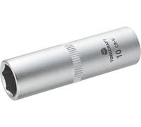 Douille 6 pans extérieurs 10 mm Longueur: 50 mm TOOLCRAFT 816099 Propulseur: 1/4\ (6.3 mm)