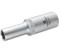 Douille 6 pans extérieurs 10 mm Longueur: 77 mm TOOLCRAFT 816173 Propulseur: 1/2\ (12.5 mm)