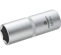 Douille 6 pans extérieurs 13 mm Longueur: 50 mm TOOLCRAFT 816172 Propulseur: 1/4\ (6.3 mm)