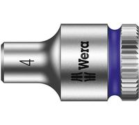 Douille 6 pans extérieurs 4 mm Longueur: 23 mm Wera 05003501001 Entraînement: carré creux 1/4 (6.3 mm) G