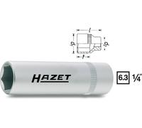 Douille 6 pans extérieurs 4 mm Longueur: 50 mm Hazet 850LG-4 Propulseur: 1/4\ (6.3 mm) 1 pc(s)