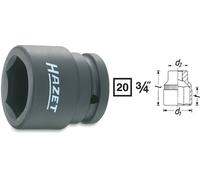 Douille à choc 6 pans extérieurs 32 mm Longueur: 54 mm Hazet 1000S-32 Propulseur: 3/4\ (20 mm) 1 pc(s)