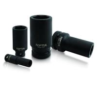 Douille à emboîter TOPTUL KABE2433 90 mm en acier au chrome-vanadium