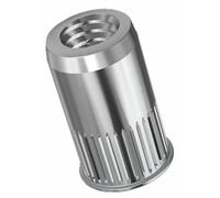 Douille à sertir taraudée cannelées - acier zingué - Rivkle M8 - 500 pièces BOLLHOFF