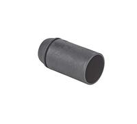 Douille ampoule - Soquet ampoule - Douille lumière - Douille de lampe - Douille De Chantier - Fourreau Lampe - DEBFLEX 712510 Noir Chemise Lisse raccord 10mm douille