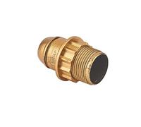 Douille ampoule - Soquet ampoule - Douille lumière - Douille de lampe - Douille De Chantier - Fourreau Lampe - DEBFLEX 712560 Or Chemise 1/2 filetee avec Bague D34mm raccord 10mm douille