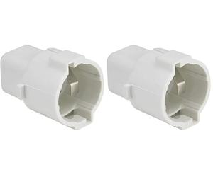 Douille ampoule - Soquet ampoule - Douille lumière - Douille de lampe - Raccord electrique - Douille chantier - Testeur Installation B22 Blanc - Debflex - 712330