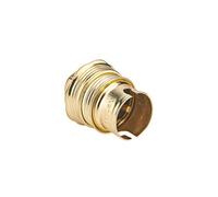 Douille ampoule - Soquet ampoule - Douille lumière - Douille de lampe - Raccord électrique - Douille de chantier - Douille B22 Laiton Double Bague - Debflex - 712020