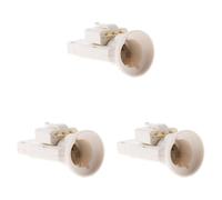 Douille avec Fiche DCL 6A 250V E27 - Blanc - Zenitech (Lot de 3)