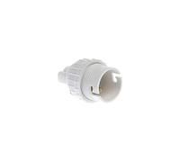 Douille B22 double bague blanche EUR'OHM 62115