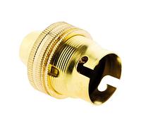 Douille B22 laiton bague borne de terre - double - Zenitech