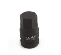 Douille choc écrou moyeu VAG héxagonale 19mm L.43mm 1/2" Cr-Mo - SA 0487 - CLAS Equipements