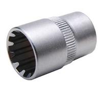Douille courte 9 mm - 1/4'' - 12 pans