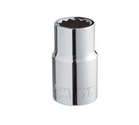 Douille courte chrome vanadium 1/2'' 12 pans - 19MM SAM OUTILLAGE