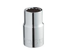 Douille courte chrome vanadium 1/2'' 12 pans - 19MM SAM OUTILLAGE