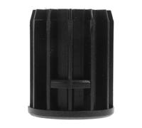 Douille de Base Pivotante pour Chaise de Bureau, Limiteur de Hauteur Noir | Plastique à Insert à Bride, Noyau Ressort et Ajustement Serré Nervuré, pour Fauteuils à Vérin et Bases Pivotantes