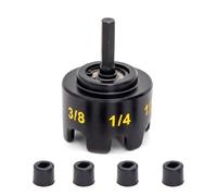 Douille de foret à écrou, tige hexagonale, W 4 replacement head | Accessoires de douilles métalliques, extracteur de tournevis à tige hexagonale pour un retrait rapide des boulons,