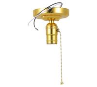 Douille de Lampe Suspendue E27 à Chaîne, Style Vintage Décoratif | Fer et Plastique, Montage Facile et Démontage Pratique, Éclairage D'ambiance pour Bureaux Industriels, Restaurants